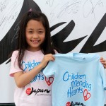 T-Shirts Created for Children Mending Hearts & With You Japan Charities
